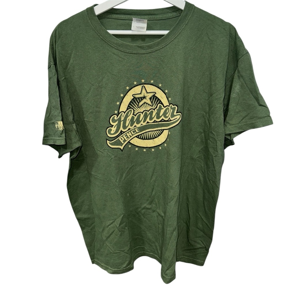 Houston Astros Hunter Pence St. Patrick Days Green T-Shirt Large